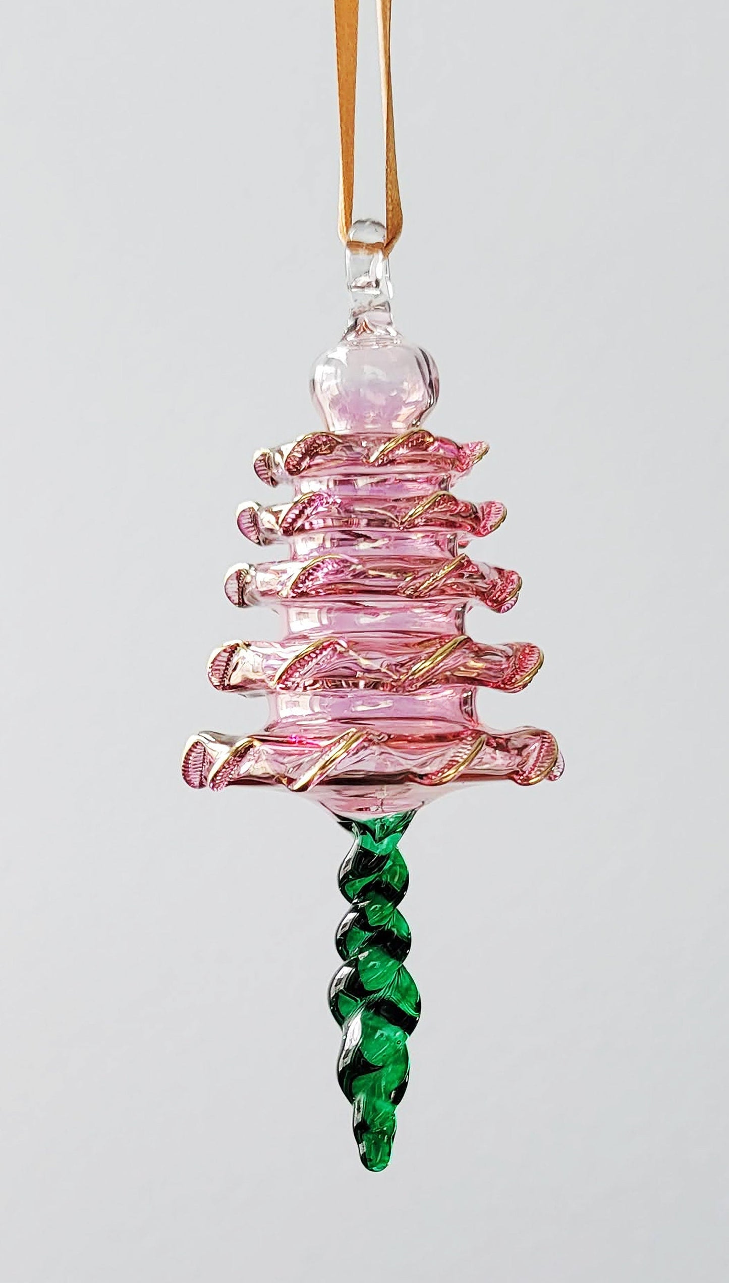 Christmas Tree Ornament  - Egyptian Hand Blown Glass