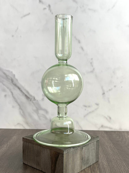 Handblown Globe Design Candle Holder