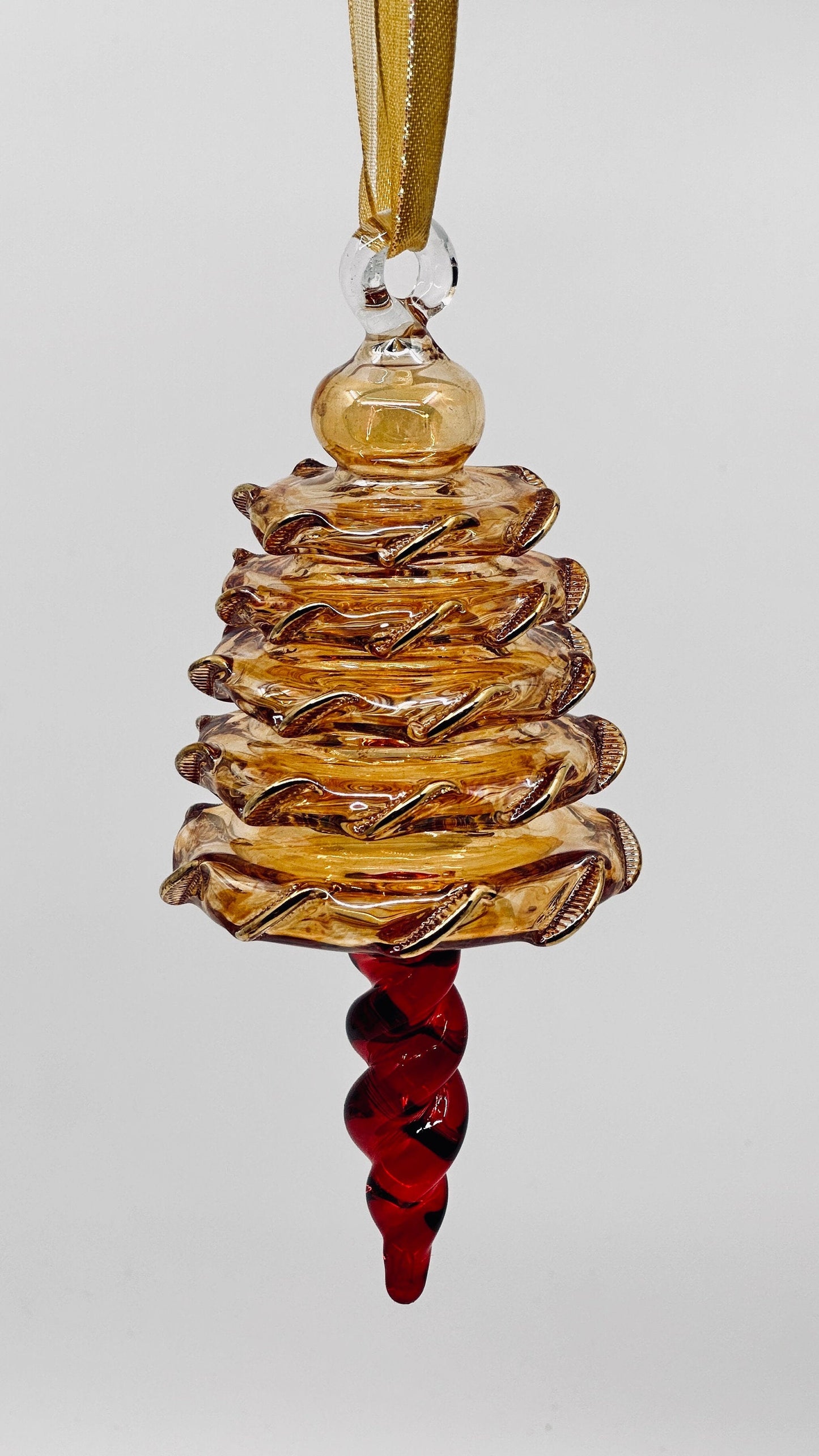 Christmas Tree Ornament  - Egyptian Hand Blown Glass